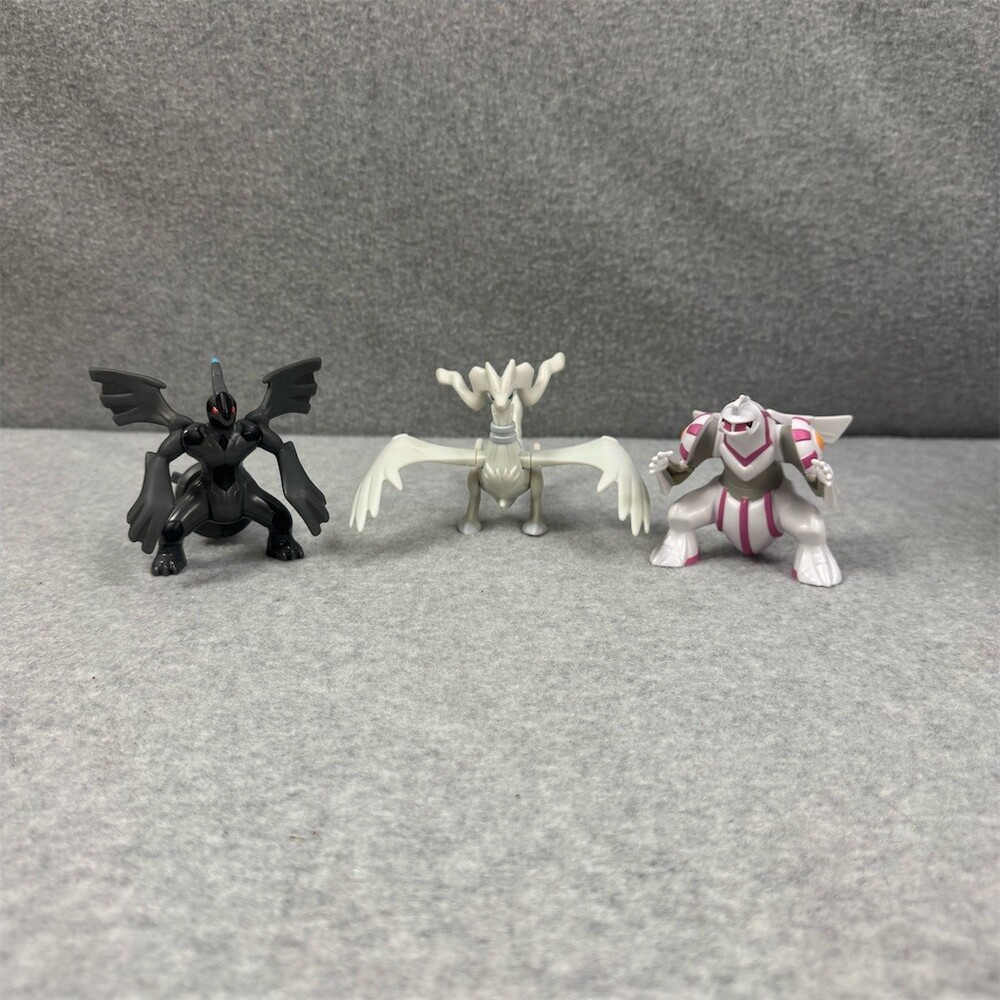 McDonald's Pokemon Happy Meal Toy Lot of 3 Zekrom Reshiram Palkia Figures